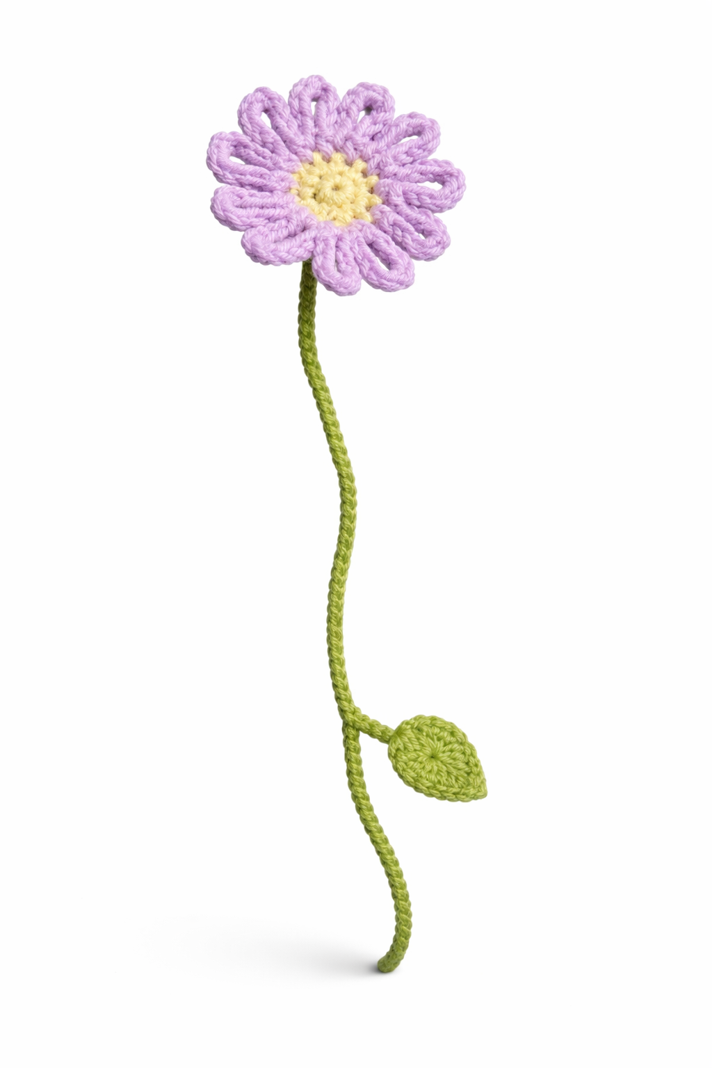 Crocheted Flower Bookmark