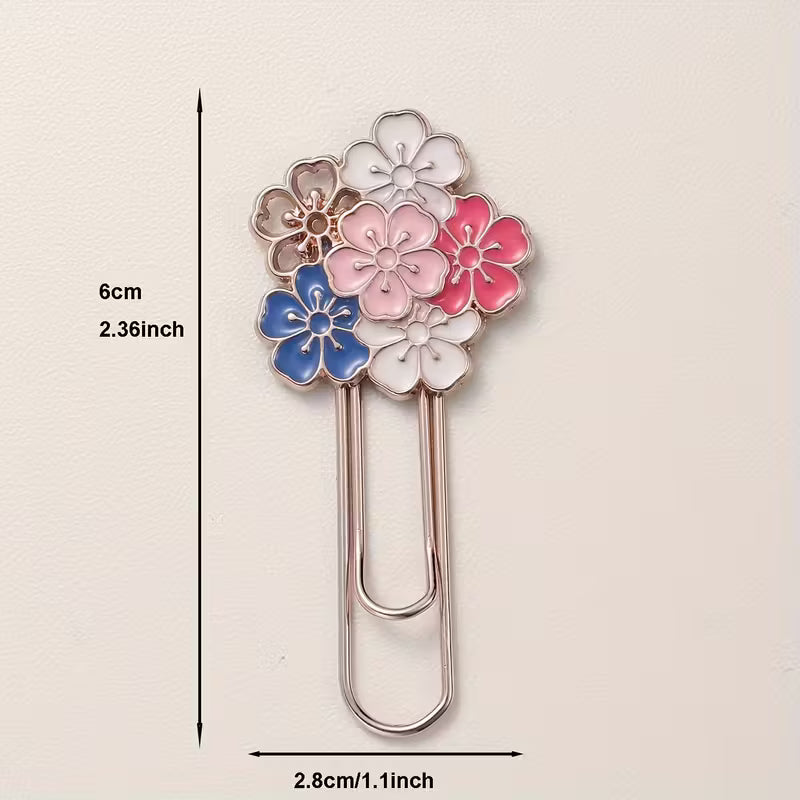 Floral Clip Bookmark
