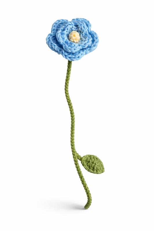 Crocheted Flower Bookmark