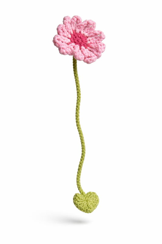 Crocheted Flower Bookmark