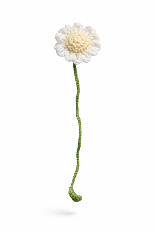 Crocheted Flower Bookmark